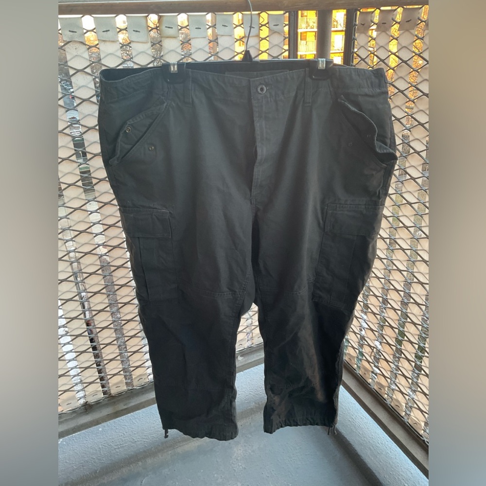 Polo Ralph Lauren Classic Fit Canvas Cargo Pant- Pebble Black